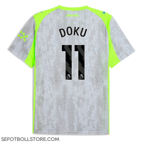Manchester City Jeremy Doku #11 Replika Tredje Tröja 2025-26 Kortärmad